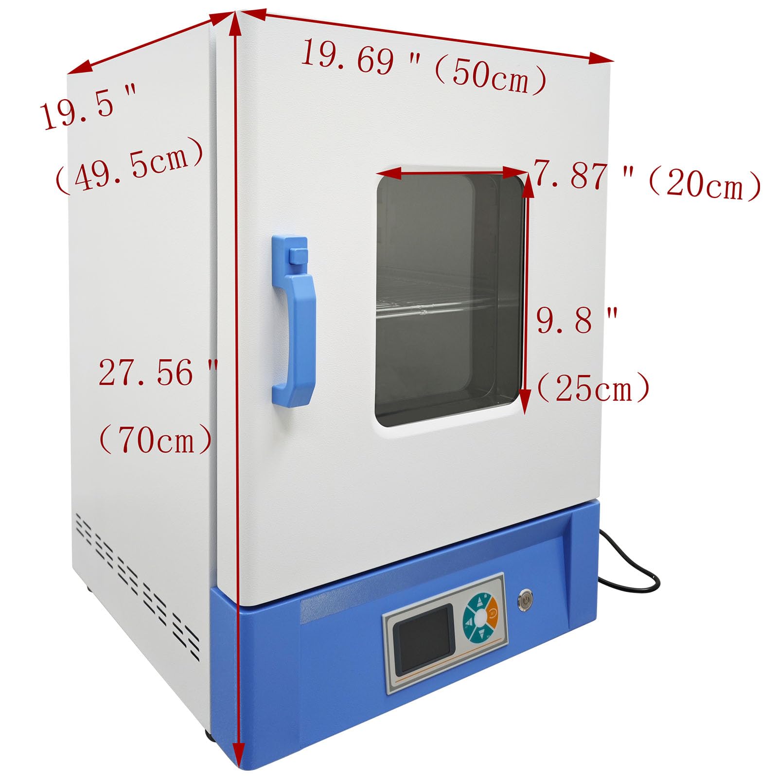 INTSUPERMAI Electrothermal Incubator Electrothermal Constant Temperature Incubator Temperature Control Lab Scientific Digital Incubator 110V 40L