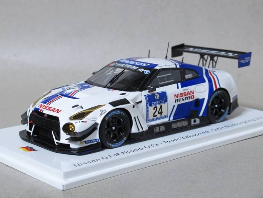 1/43 Nissan GT-R Nismo GT3 2016年ニュル24時間 Amazon.co.jp: 1/43 Nissan GT-R Nismo GT3 Team Zakspeed #24