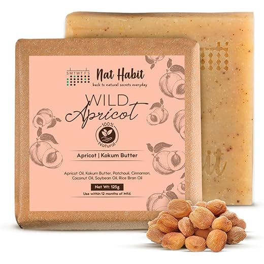 Nat Habit Apricot Exfoliating Soap 125g