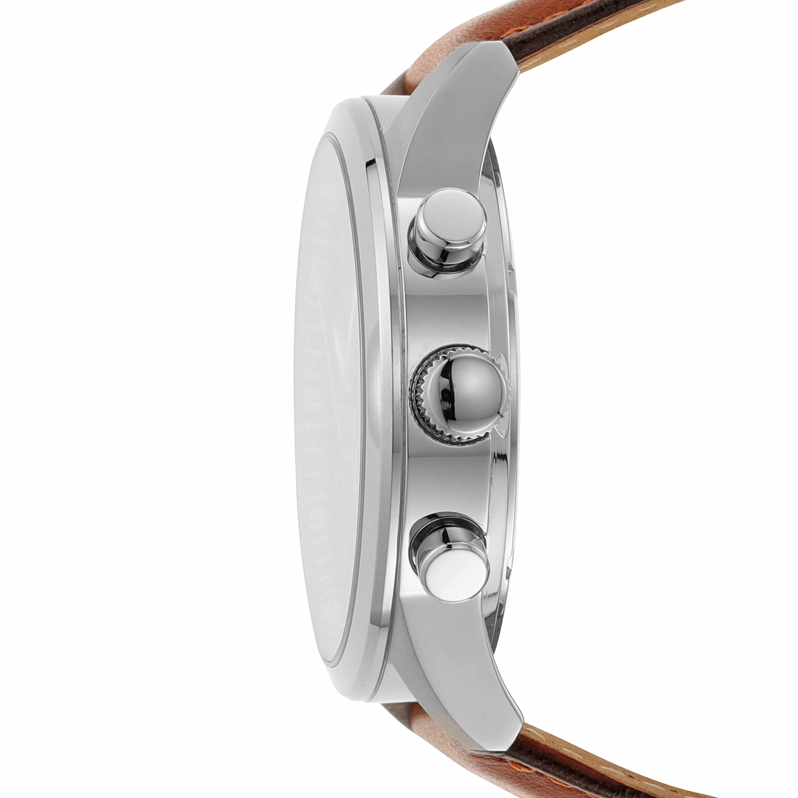 Fossil Flynn BQ2125 - Reloj cronógrafo (piel), color marrón