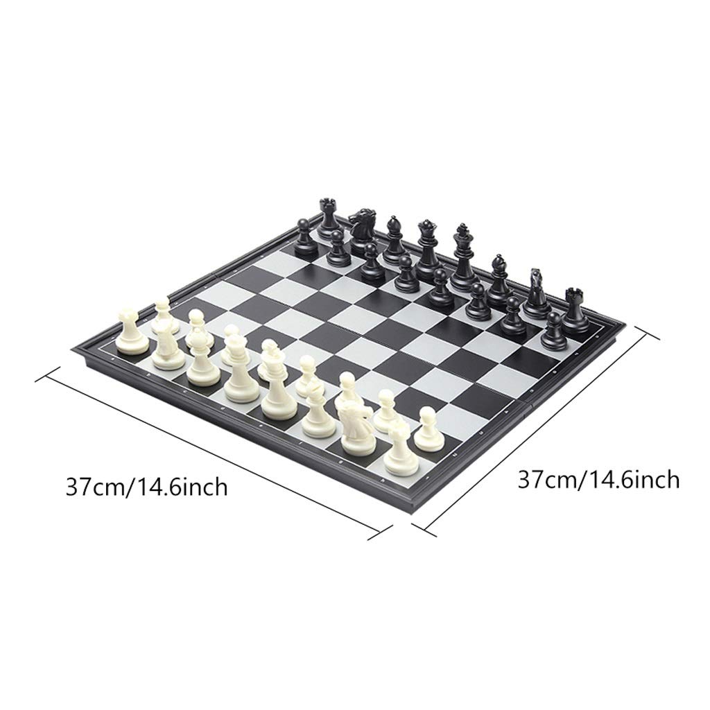 Set, Set da Viaggio 14,5 Pollici, Tavolo Gioco, con Pezzi, for Principianti, Bambini Adulti