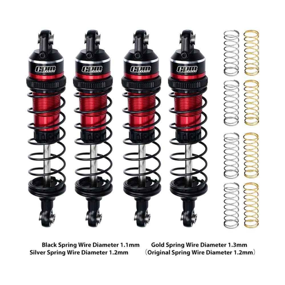 Amazon.com: Aluminum Alloy Adjustable Shocks 87mm 4Pc Front and