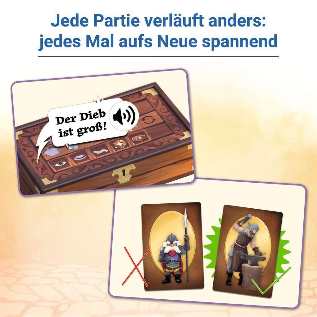 Ravensburger Kinderspiel 23494 - C'était Qui ? Jeu de fête et Familial, pour Enfants et Adultes, Jeu Enfant de l'année, à partir de 6 Ans, pour 2 à 4 Joueurs