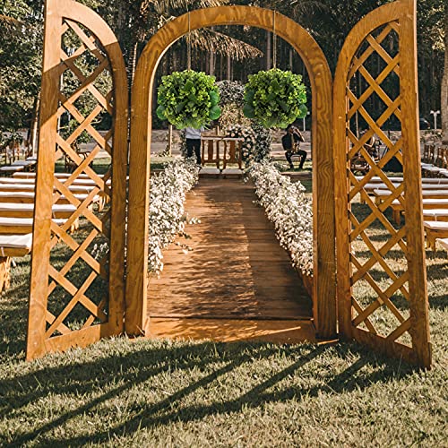 Plant Artificial Boxwood Topiary Ball 9 Inch Faux Topiary Hanging For Home Indoor Outdoor Wedding Decor #TOP1