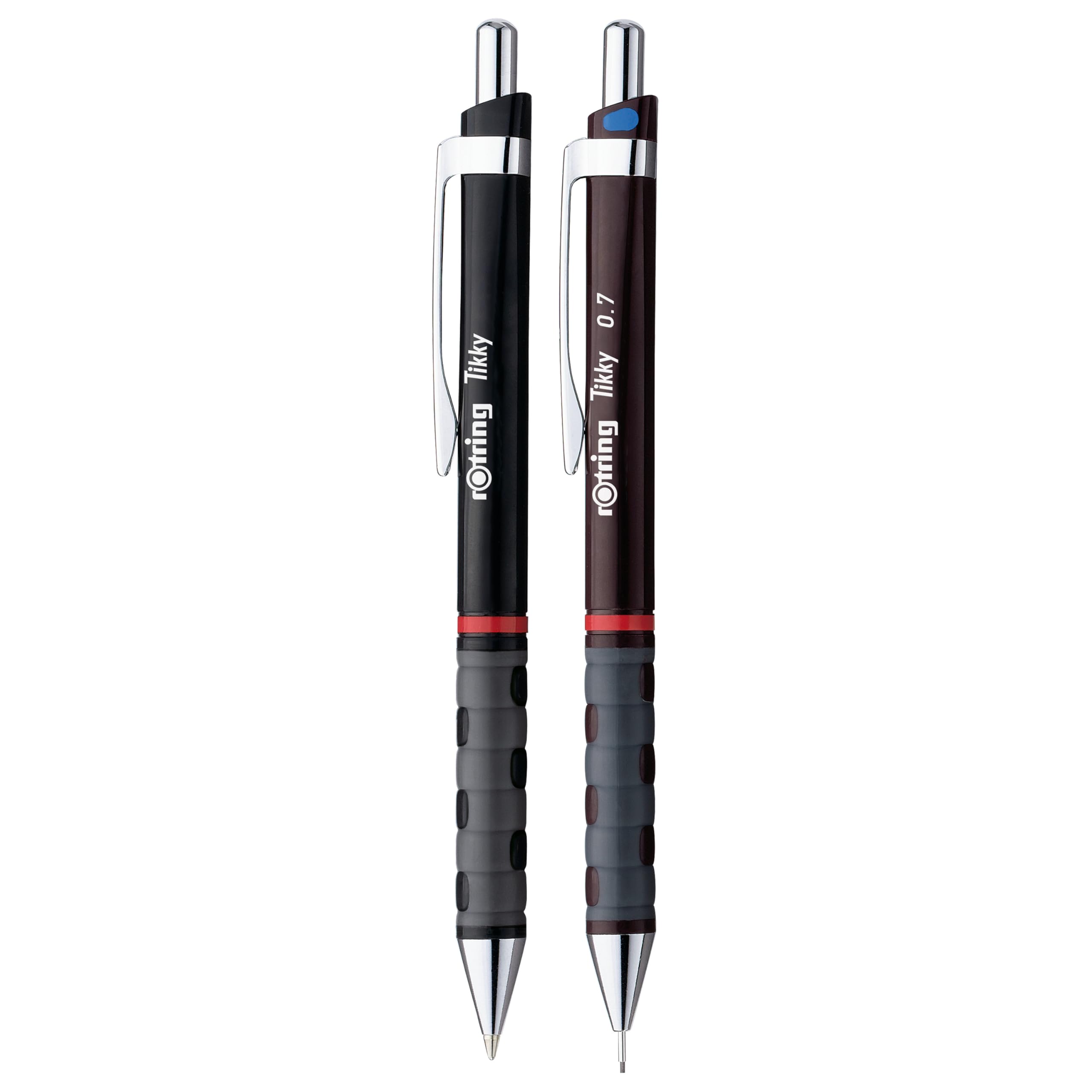 rOtring Tikky Mechanical Pencil & Ballpoint Set, Black, 2 count (Pack of 1) - Image 2