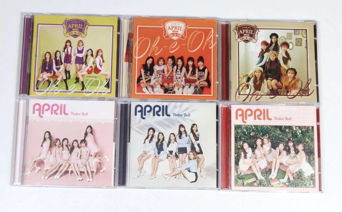 Amazon.co.jp: APRIL エイプリル□日本盤CD6枚【TinkerBell DVD付