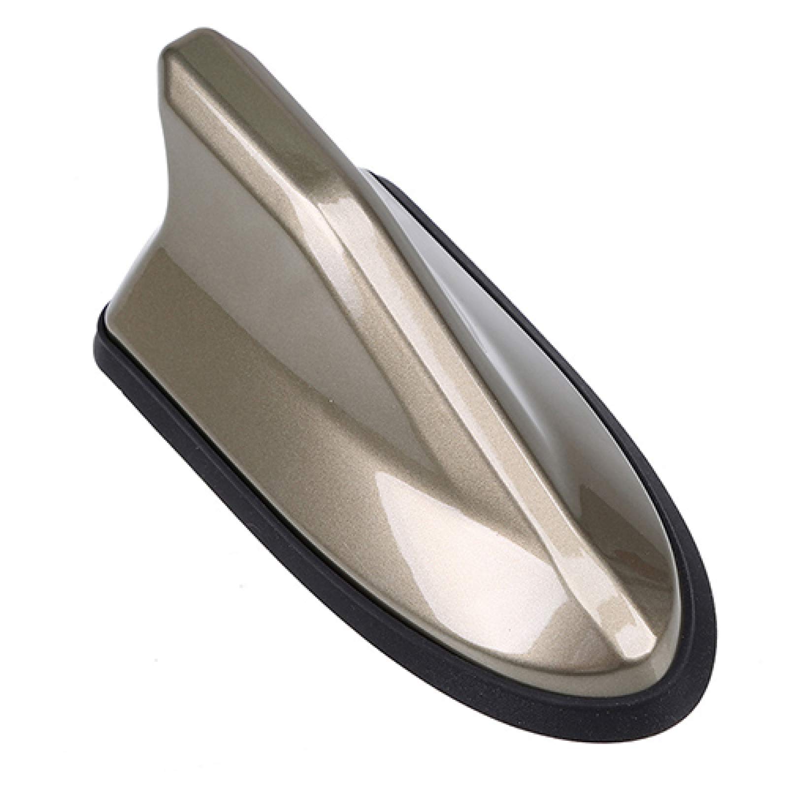 Płetwa rekina antena samochodowa samochodowa płetwa rekin antena dachowa sygnał antena, do VW BMW Hyundai Hando Ford Golf Tiburon Coche Carro, ciemne złoto