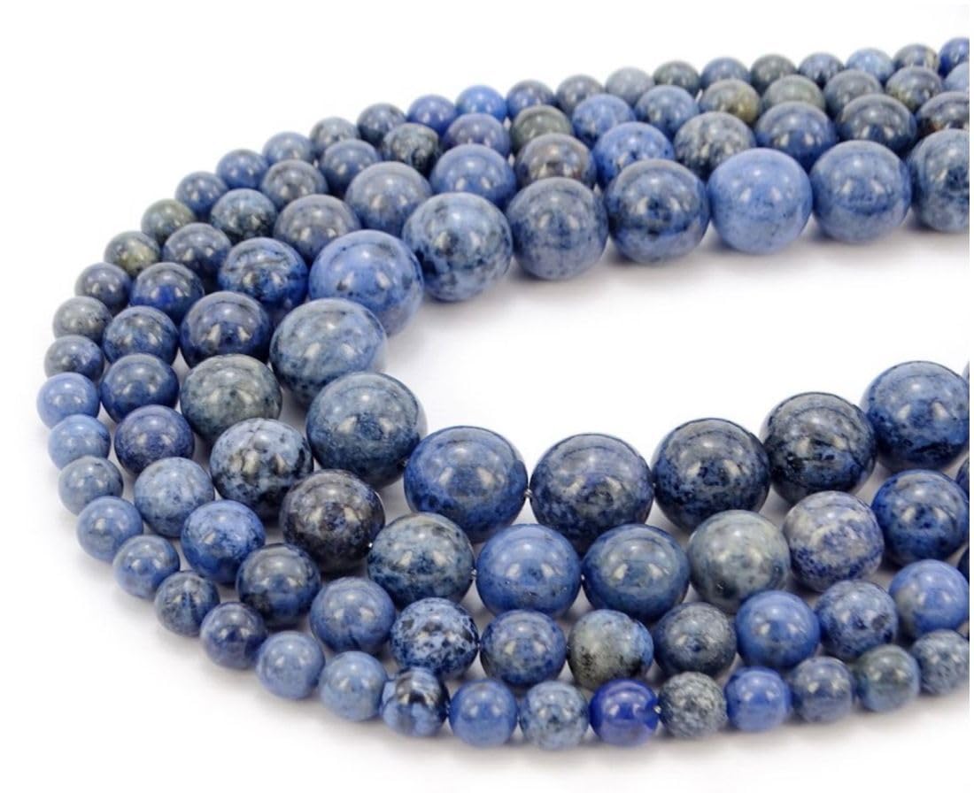 180pcs Adabele Natural Blue Dumortierite Gemstone 4mm (0.16 inch) Round Beads