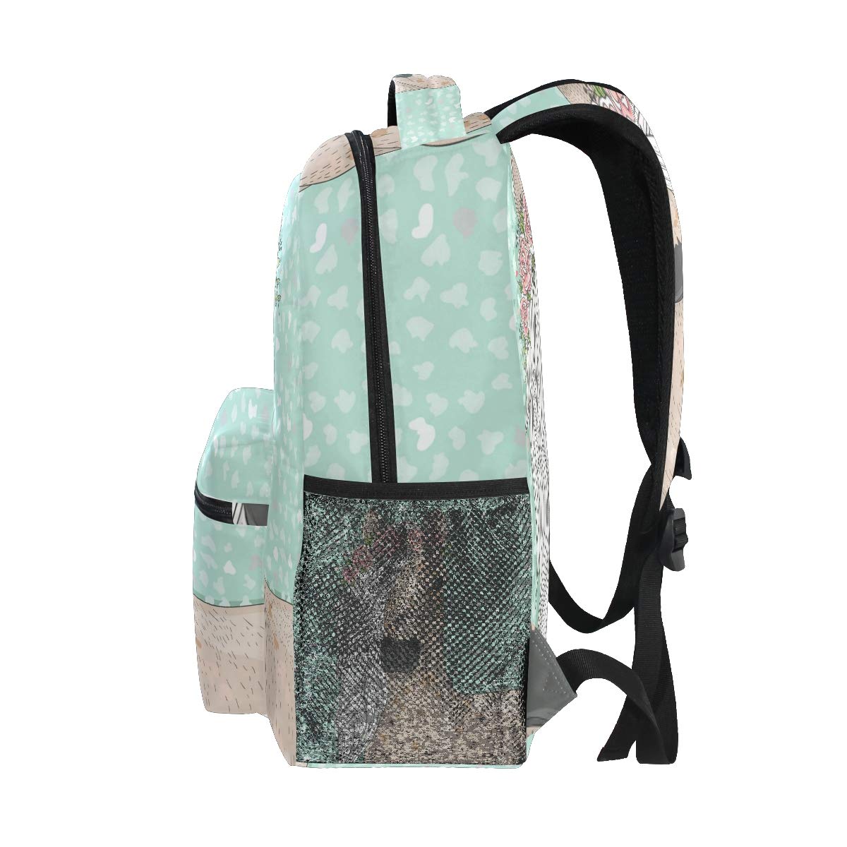 Mochila Escolar Flower Horse para Mochila de Viaje para niños niñas niños Bookbag