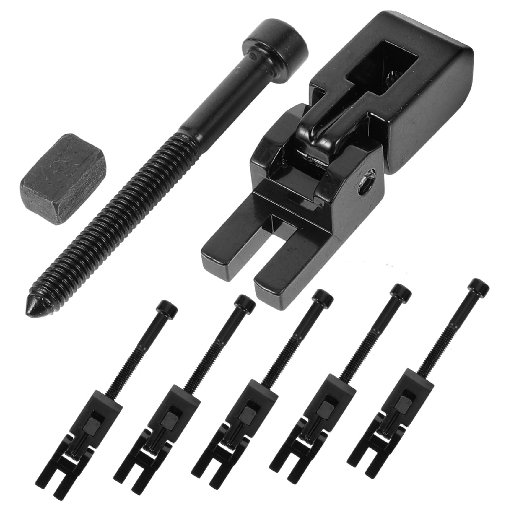 GOOHOCHY Guitar Tremolo Bridge System 6pcs Locking Saddle and Bridge Saddle for Electric Guitar Repair