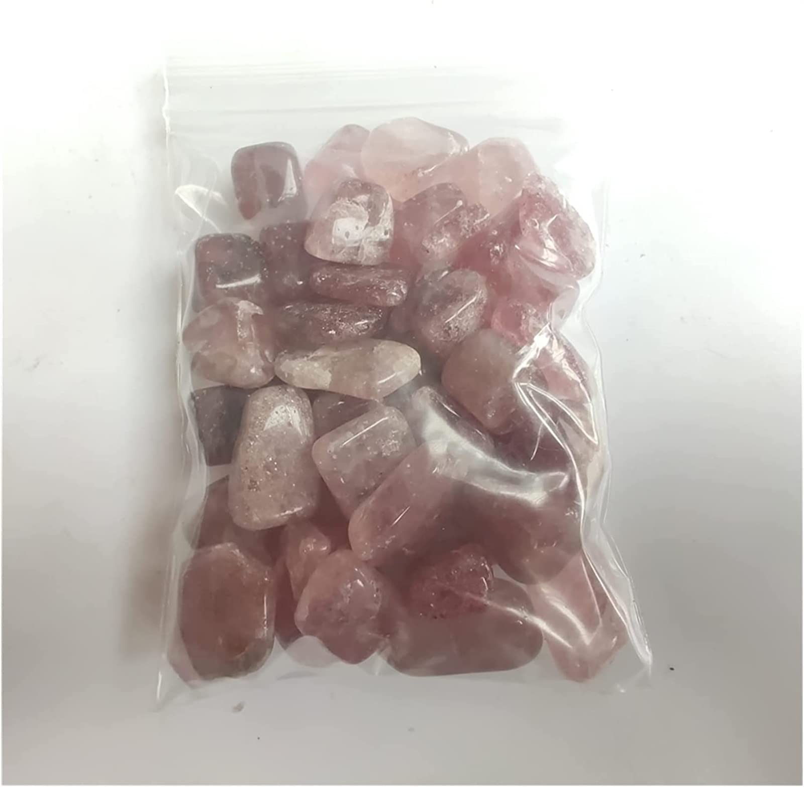 Cuarzo fresa natural 100g de 5-12mm para rellenar jarrones y solucionar espacios vacios