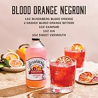 Vista 5 de Bundaberg Naranja sanguina, bebida de frutas espumosas, 12.7 onzas líquidas, 4