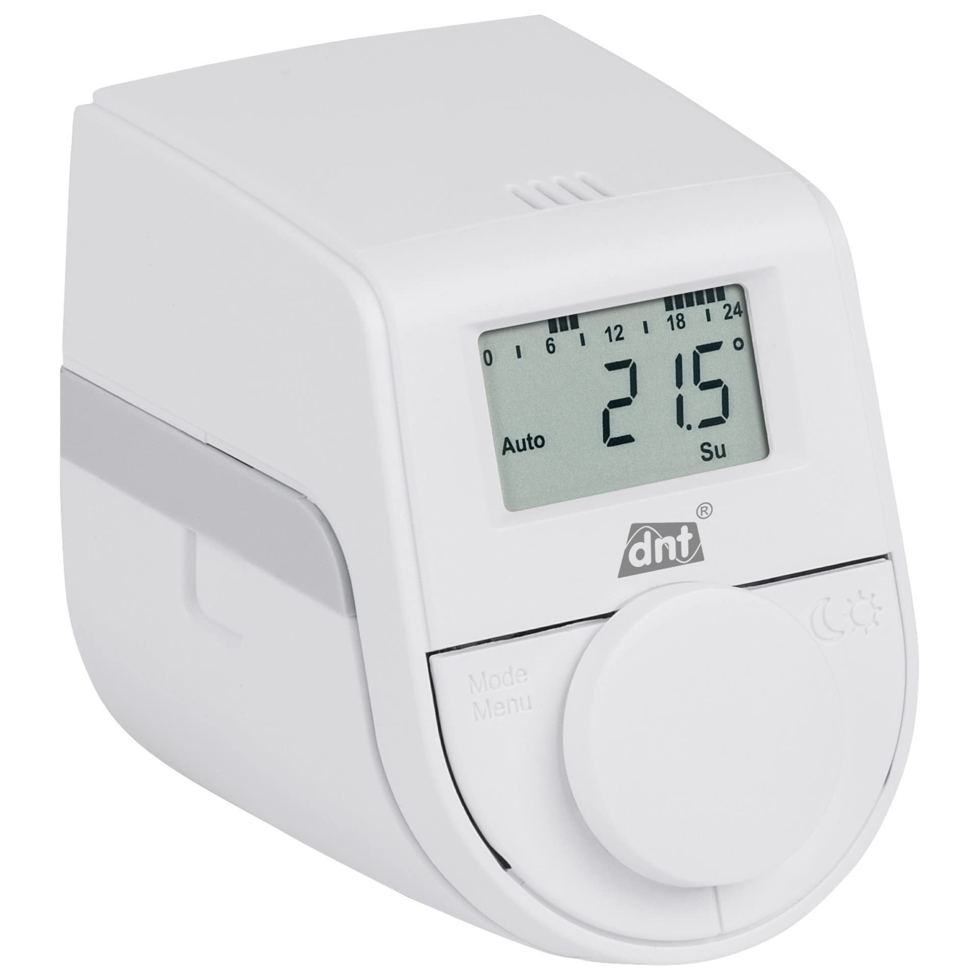 DNT 5er-Set Heizkörperthermostat ThermoTune, Stand-Alone, ca. 4 Jahre Batterielaufzeit