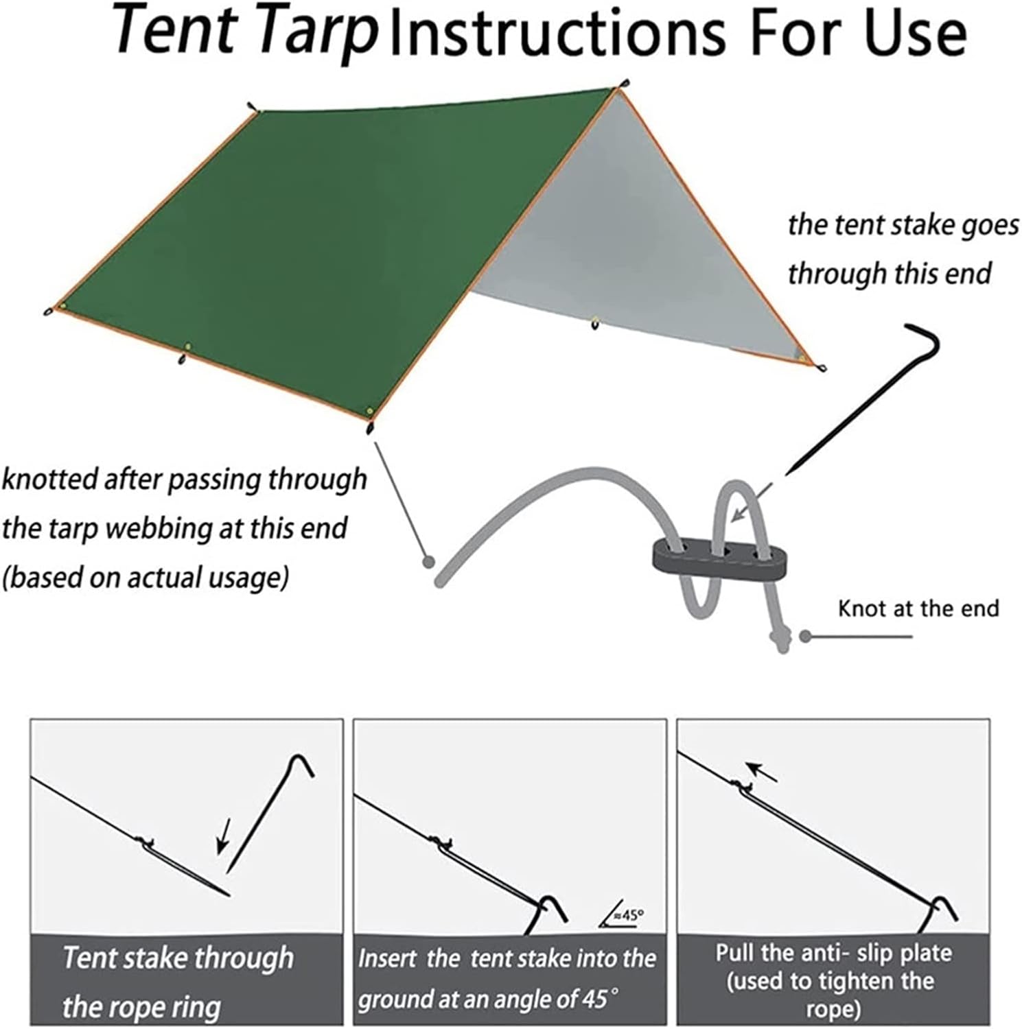 Beach Sun Shelter Shade Cloth-Waterproof Tarp Shade Ultralight Garden Canopy Sunshade Outdoor Camping Awning (Color : 300x400cm)