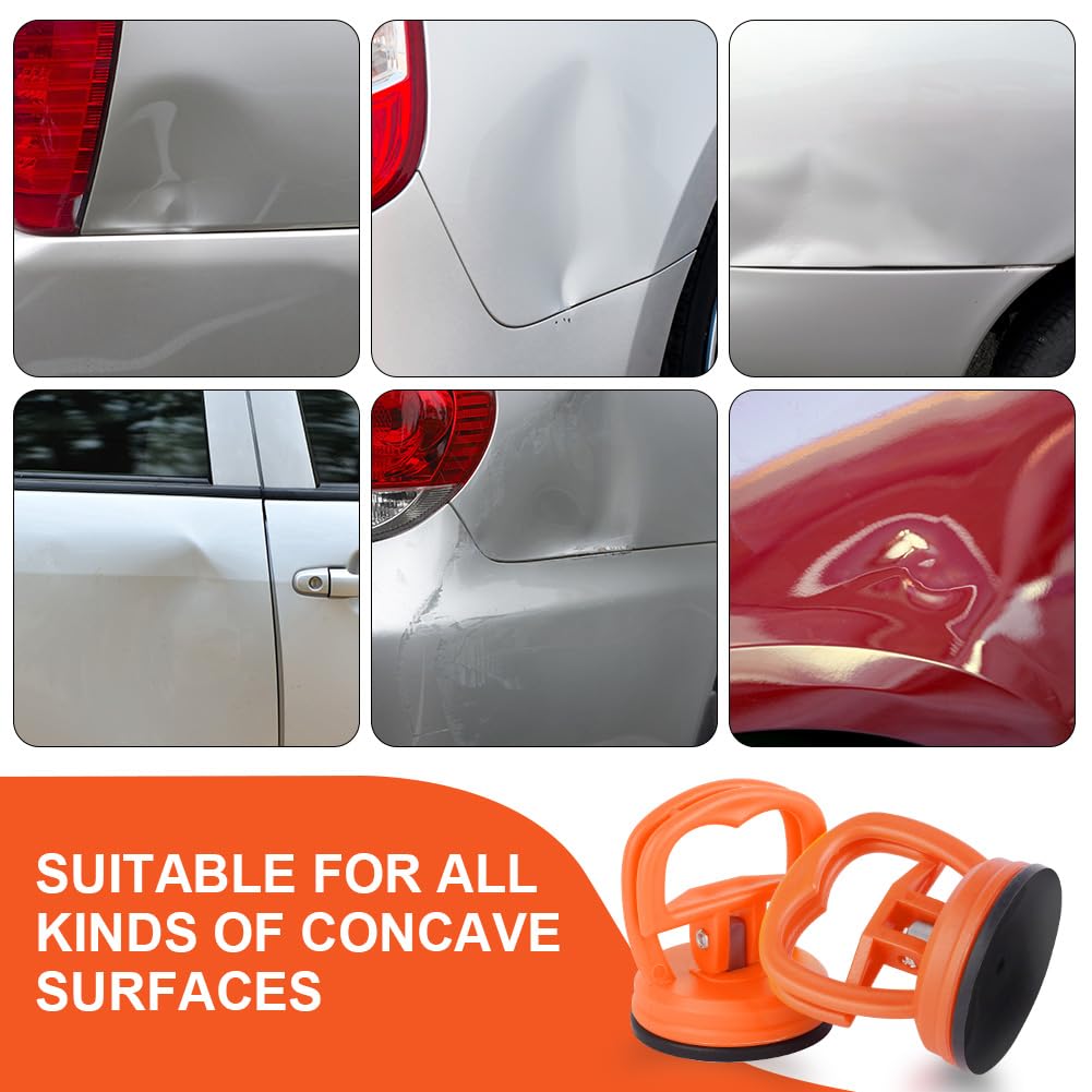 flintronic Ventosa para Reparador Arañazos Abolladuras Coche, 2 Piezas Ventosa para Coche Abolladuras, para ReparacióN de Abolladuras de Coche, Vidrio, Teléfonos Móviles, Azulejos