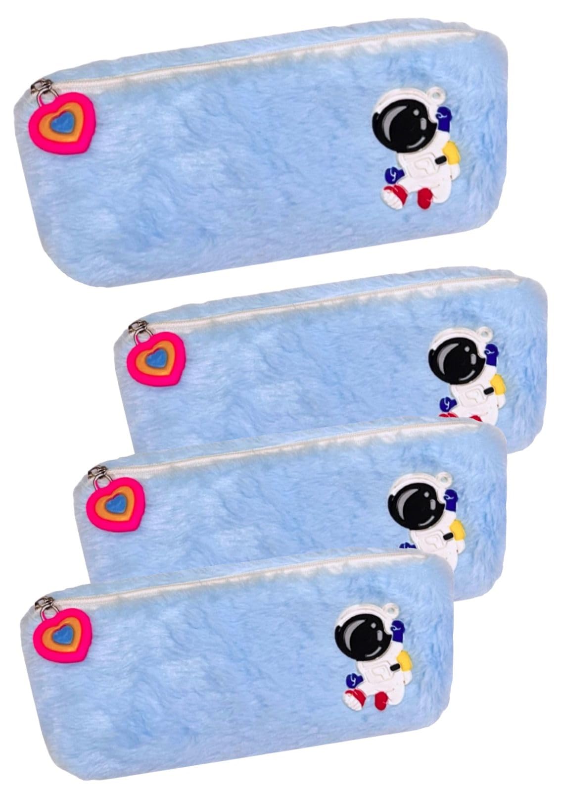 Le Delite Space Astronaut Soft Furry Fur Pencil Storage Case Pouch | Kids School Stationery Pouch for Girls | Best Return Gift Kids Birthday Party (4 Piece Space) (B0CTRV919R) Amazon Price History, Amazon Price Tracker