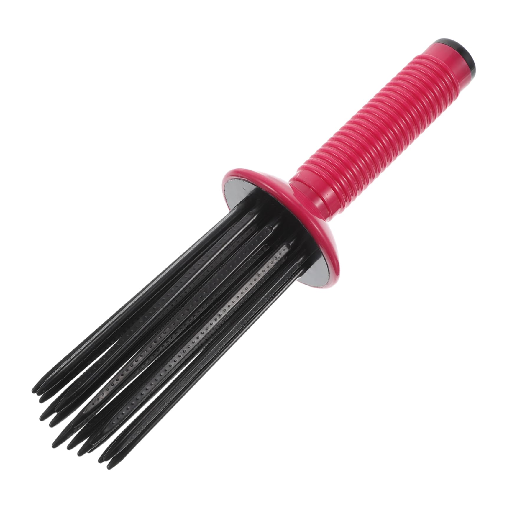 Beavorty Curling Comb for Blow Drying Anti-slip Hair Brush for Fluffy Curls Portable Comb for Curly Hair Multifunctional Airy Styling Tool