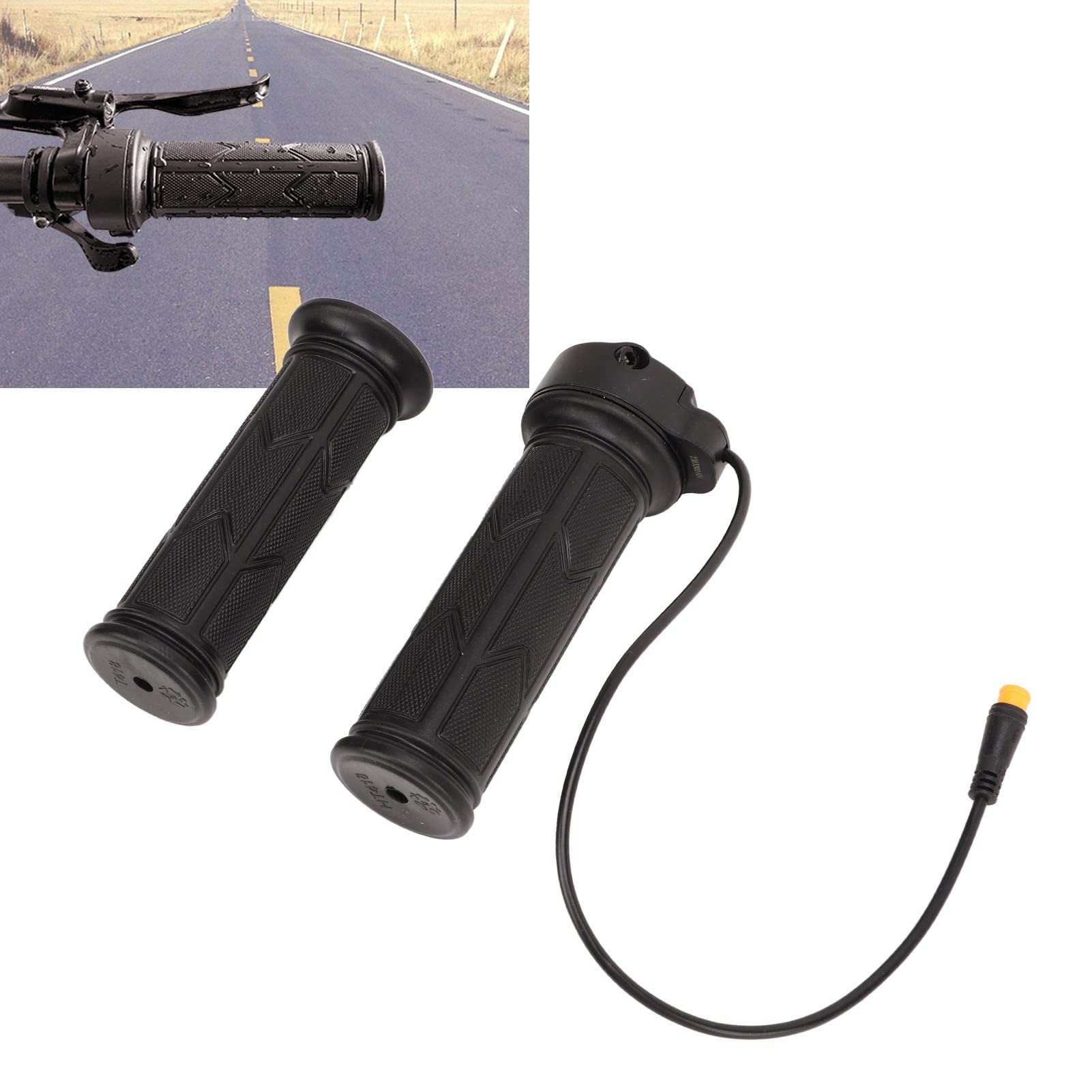 Drfeify 1 Paire de Poignée D'accélérateur de Pouce de Vélo, Poignée D'accélérateur de Torsion de Vélo pour Scooter de électrique