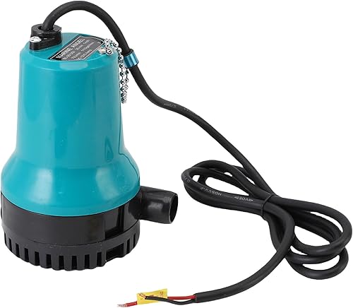 Miniatura 3 de Aramox Pump Water Bilge Sump Submersible Electric Pump, Copper Core Motor, 1110 GPH Rate, Ideal for Boats, Pools, Aquariums