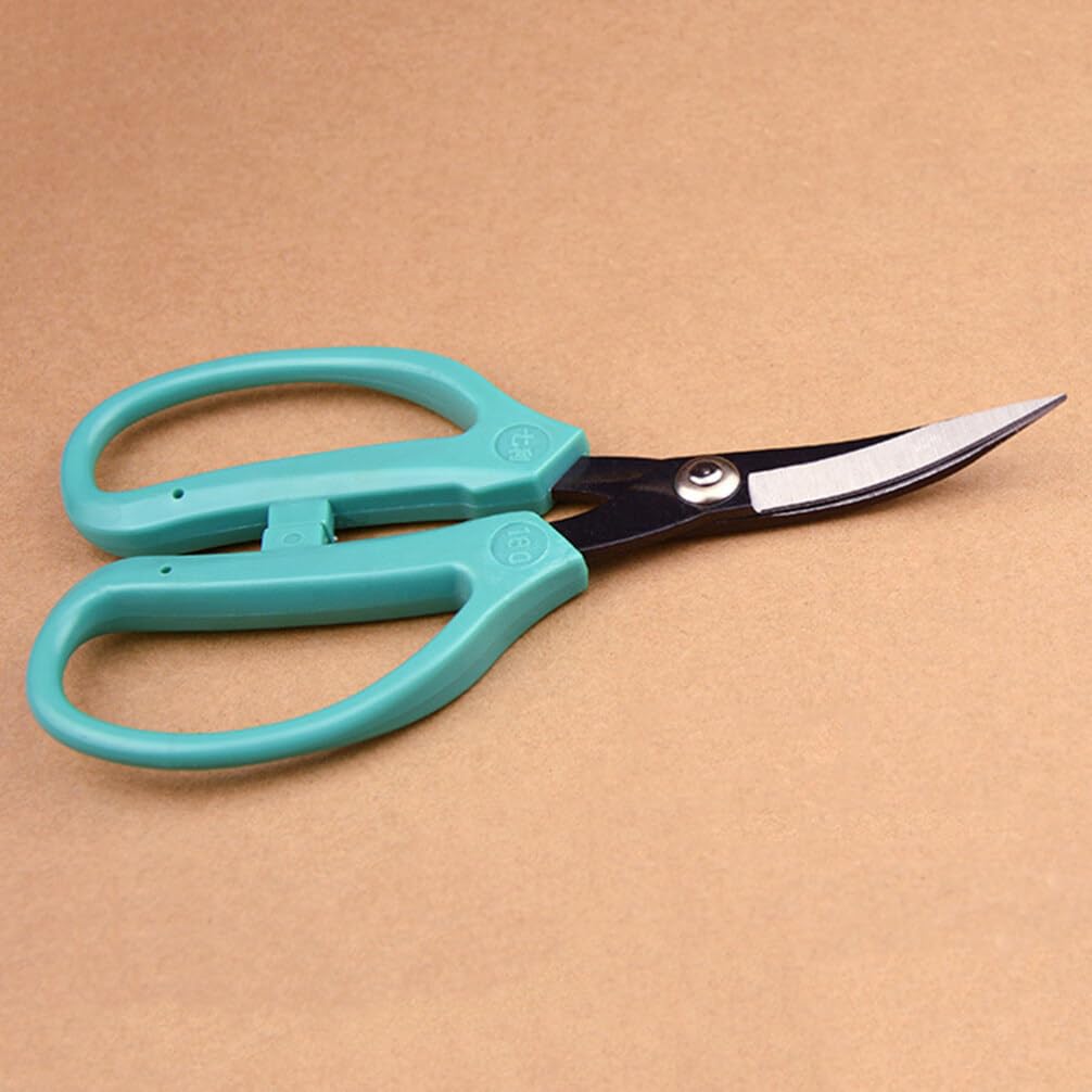 STOBOK Lederschere aus Schneiderschere für Stoff und Gummi Nähwerkzeuge mit Ergonomischem Griff aus Abs-kunststoff