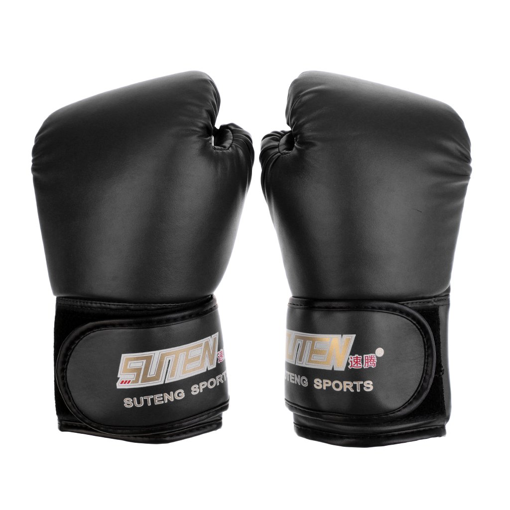 Harayaa MMA Handschuhe Halbfinger – Trainingshandschuhe Aus PU, Offene Handfläche, Atmungsaktiv
