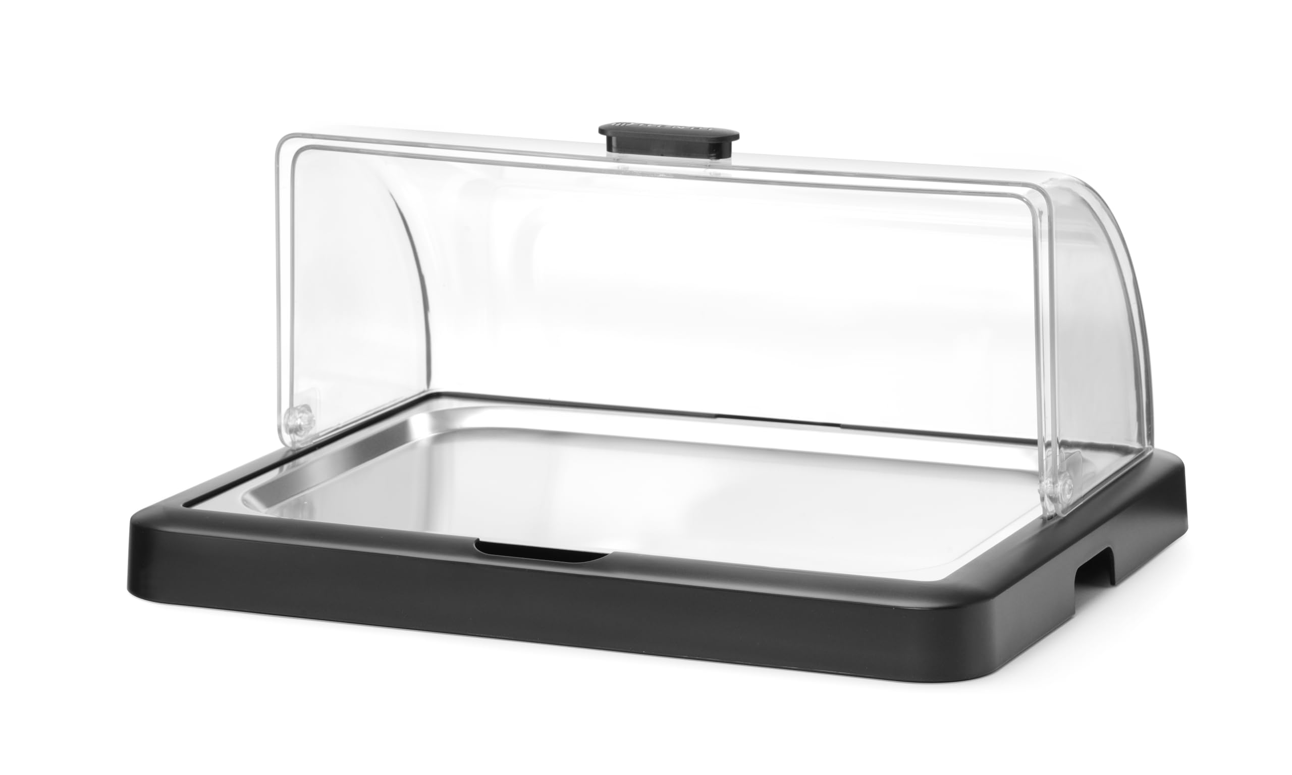HENDI Buffet-Vitrine, UNIQ, einzeln, mit Tablett und Kühlelement, schwarz