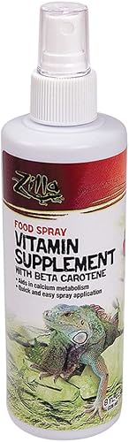 Zilla Suplemento vitamínico en aerosol para alimentos, 8 onzas (paquete de 3)