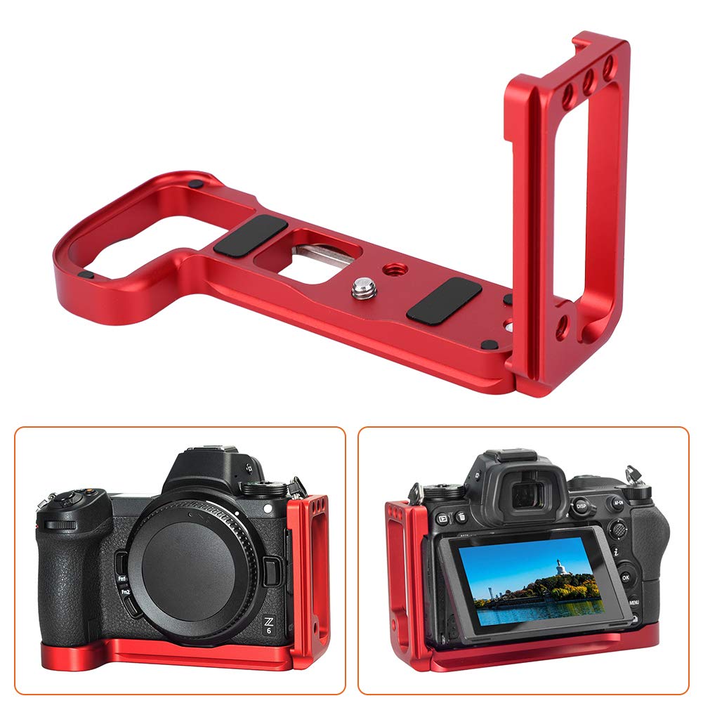 L Mount Aupoko Piastra A Sgancio Rapido Universale L Supporto Orizzontale Verticale Per Fotocamera DSLR Con Vite Da 1/4 Per Treppiede, Testa A Sfera Stabilizzatore Macchina Fotografica