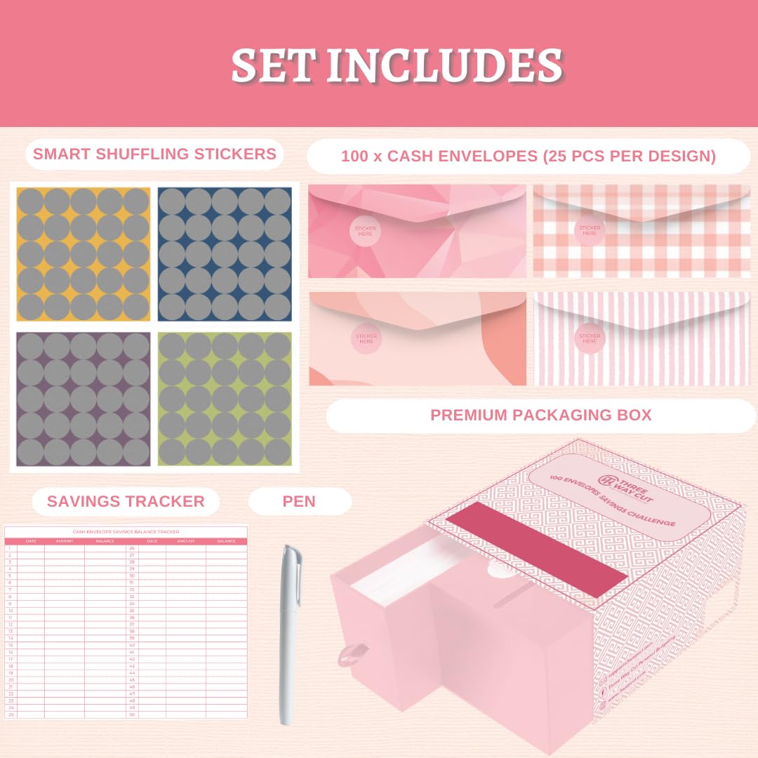 まる 100Days Saving Challenge Box ハートクマ まる 100Days