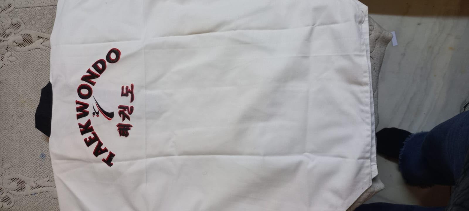 Taekwondo Uniform Size 26 Including TOP Bottom and White Belt 1