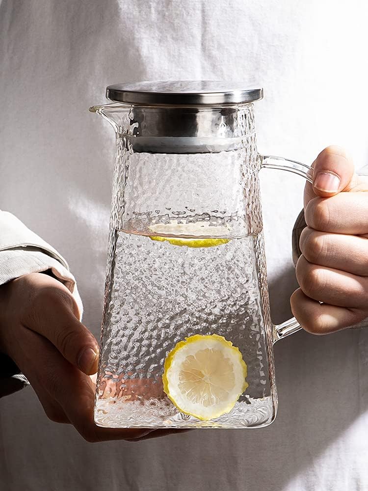 ガラス ティーポット 手作り 耐熱ガラス 茶こし付き 急須 紅茶ポット フルーツティー リーフティー 花茶 工芸茶 直火対応 耐熱ガラスカップ 電子レンジ大容量 家族会社会議用 ウォーターピッチャー 業務用 おしゃれ きれい お茶 コーヒー ジュースー入れ ギフト 水筒