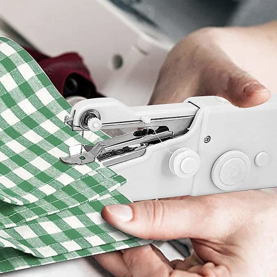 Macchina Da Cucire Portatile Elettrica - Mini, Per Principianti, Cucitura Rapida Per Vestiti E Tende