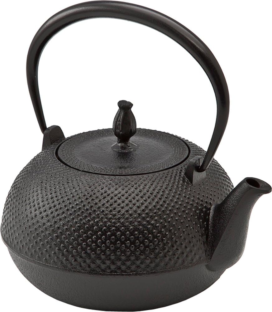 Ikenaga Iron Works Nambu Iron Pot, 1.4 L Kettle, Compatible with Induction and Gas Fires, Tea Cupter, Rare