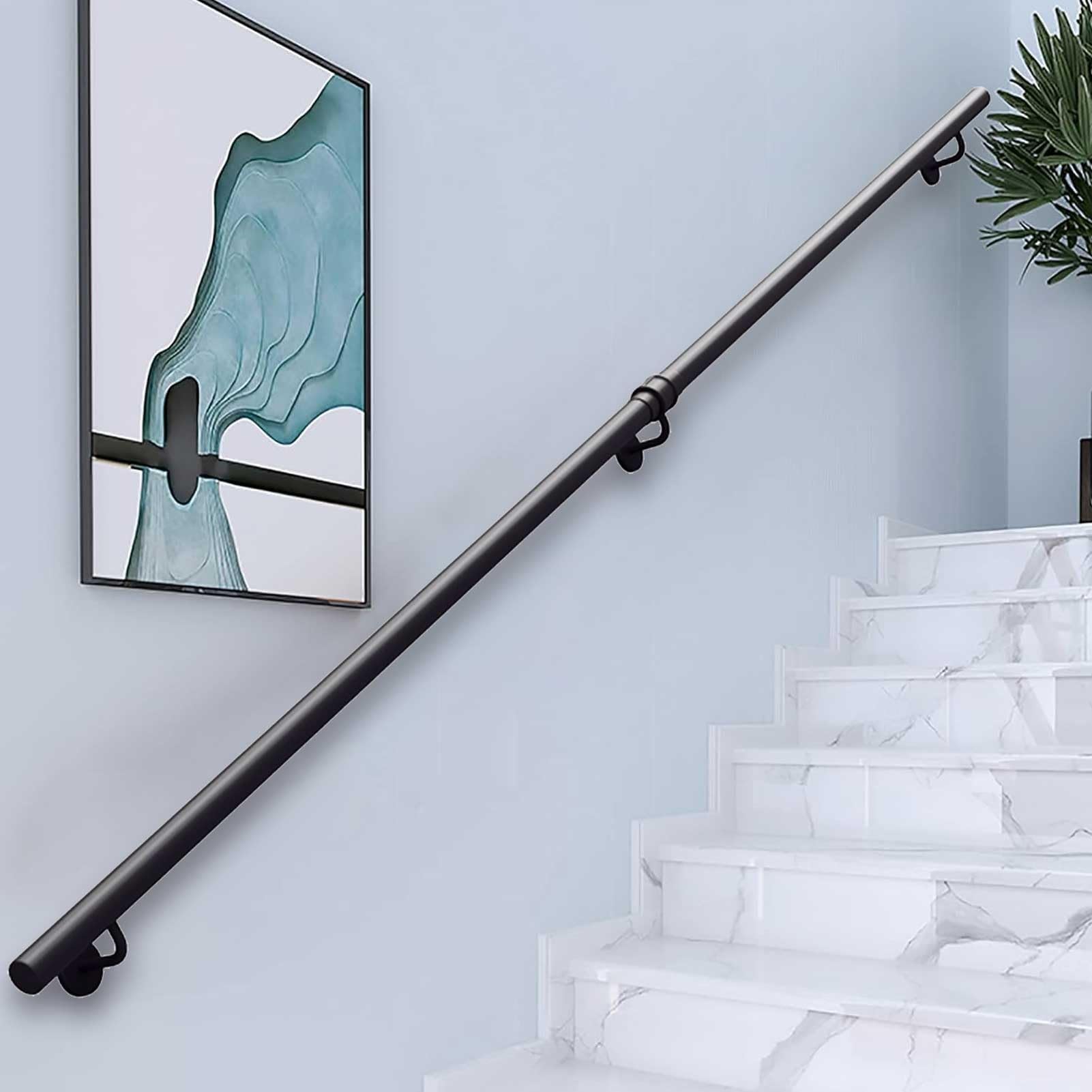 Rambarde d'escalier antidérapante en métal pour éviter les chutes
