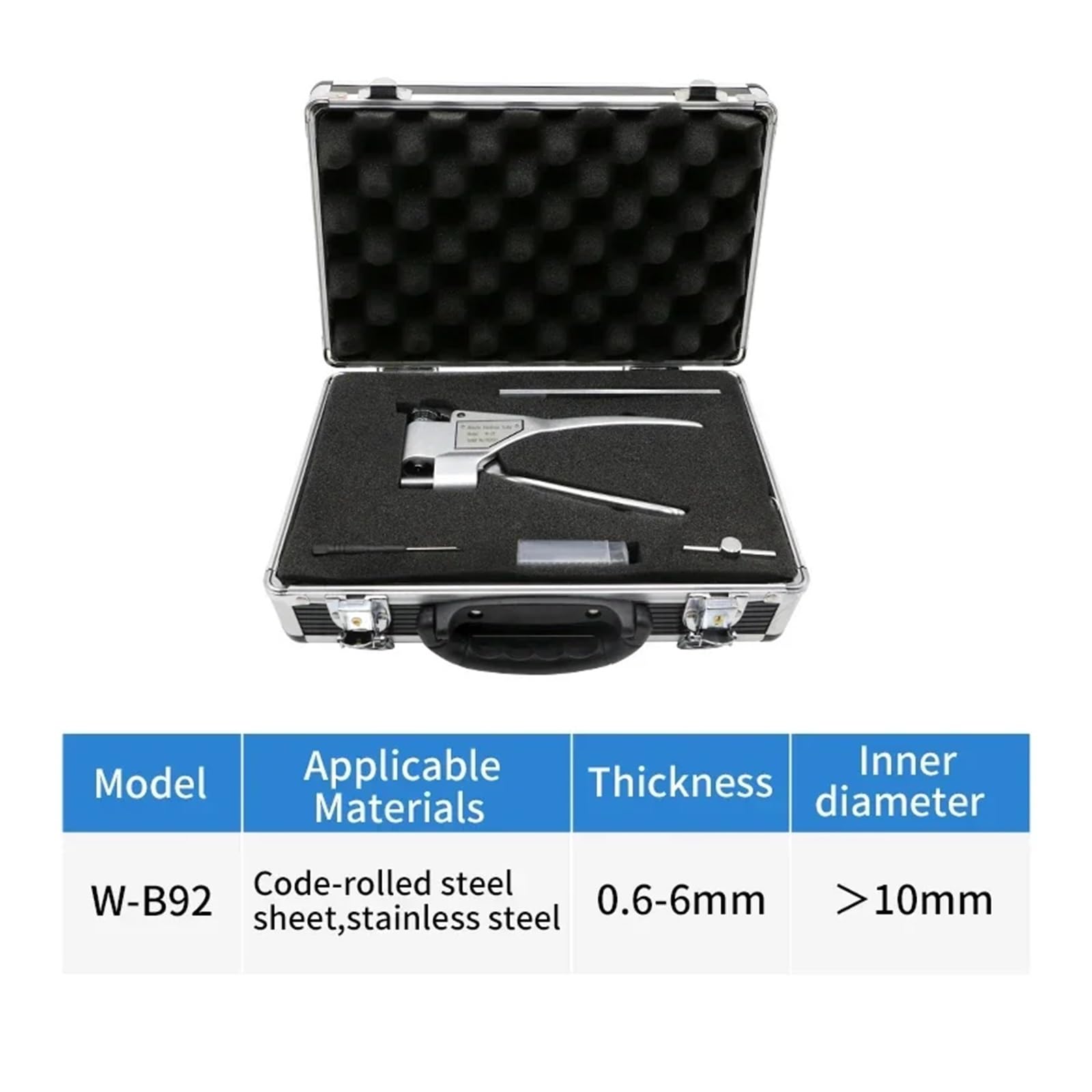 Webster przenośny tester twardości W-20 do metalu, mierzy twardość stopów aluminium o grubości 0,6-6 mm