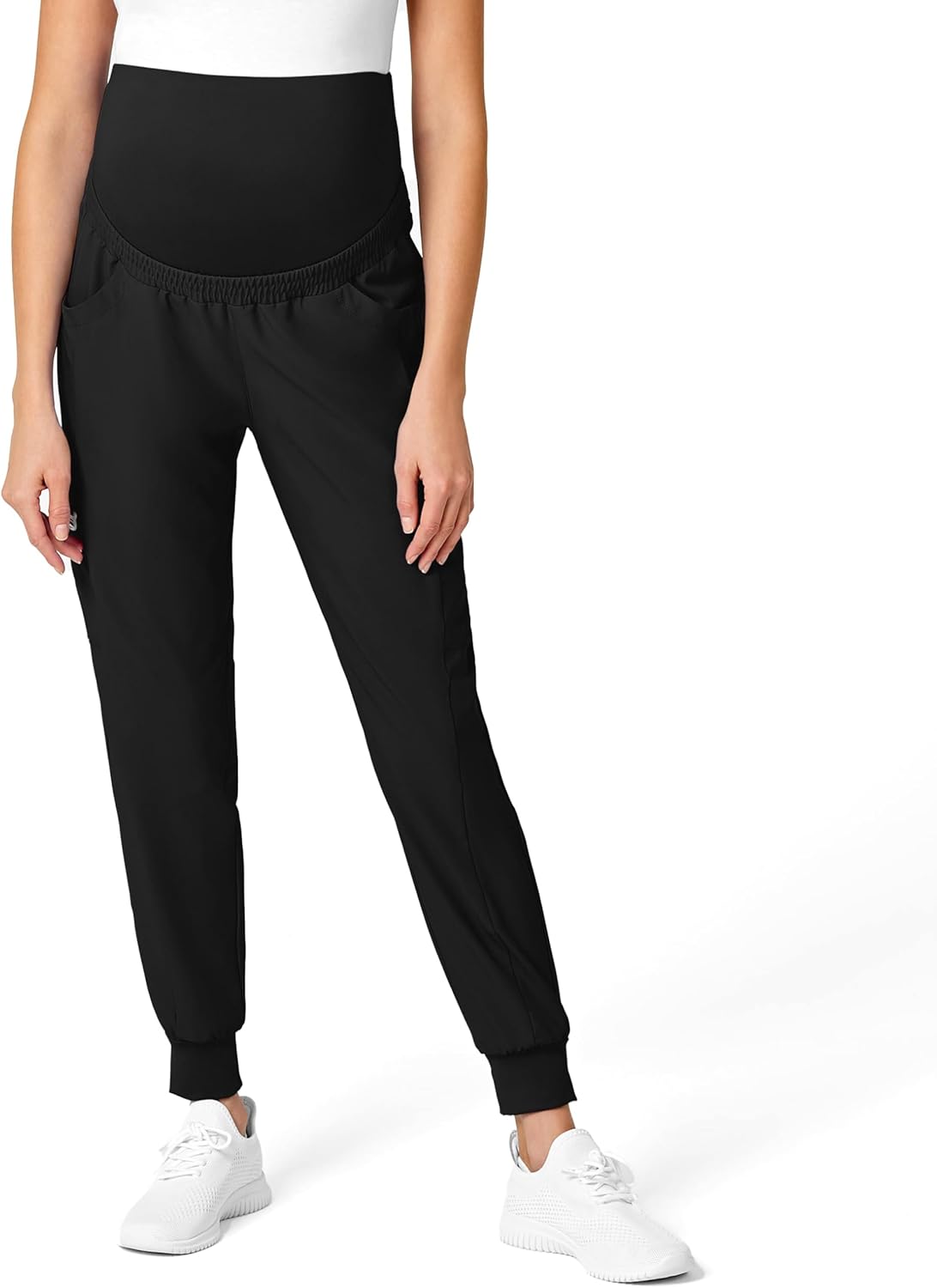 Wink Scrubs for Women, W123, Maternity Joggers Pants with 7 Pockets