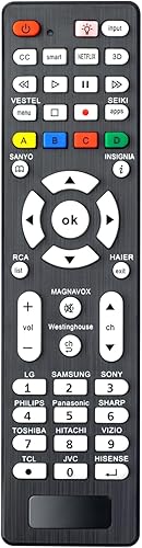 Miniatura 1 de Control remoto universal de TV para Samsung, LG, Sony, Sharp, Vizio, Philips, Toshiba, Hitachi, Sanyo, JVC, TCL, Hisense, Vestel, Seiki, Insignia,