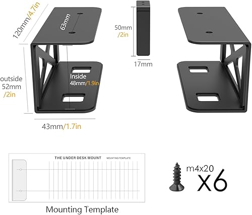 Miniatura 2 de Soporte de almacenamiento para computadora portátil o mini PC, soporte para CPU, compatible con Dell OptiPlex, Mac Book, Mac mini y más.