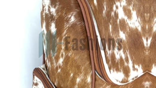 Amazon.com: Cowhide Hair Print Diaper Backpack Rucksack/Knapsack