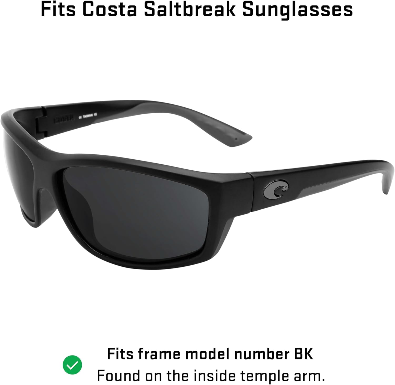 Revant Replacement Lenses for Costa Saltbreak BK Sunglasses - Non-Polarized Mirrored Plasma Purple