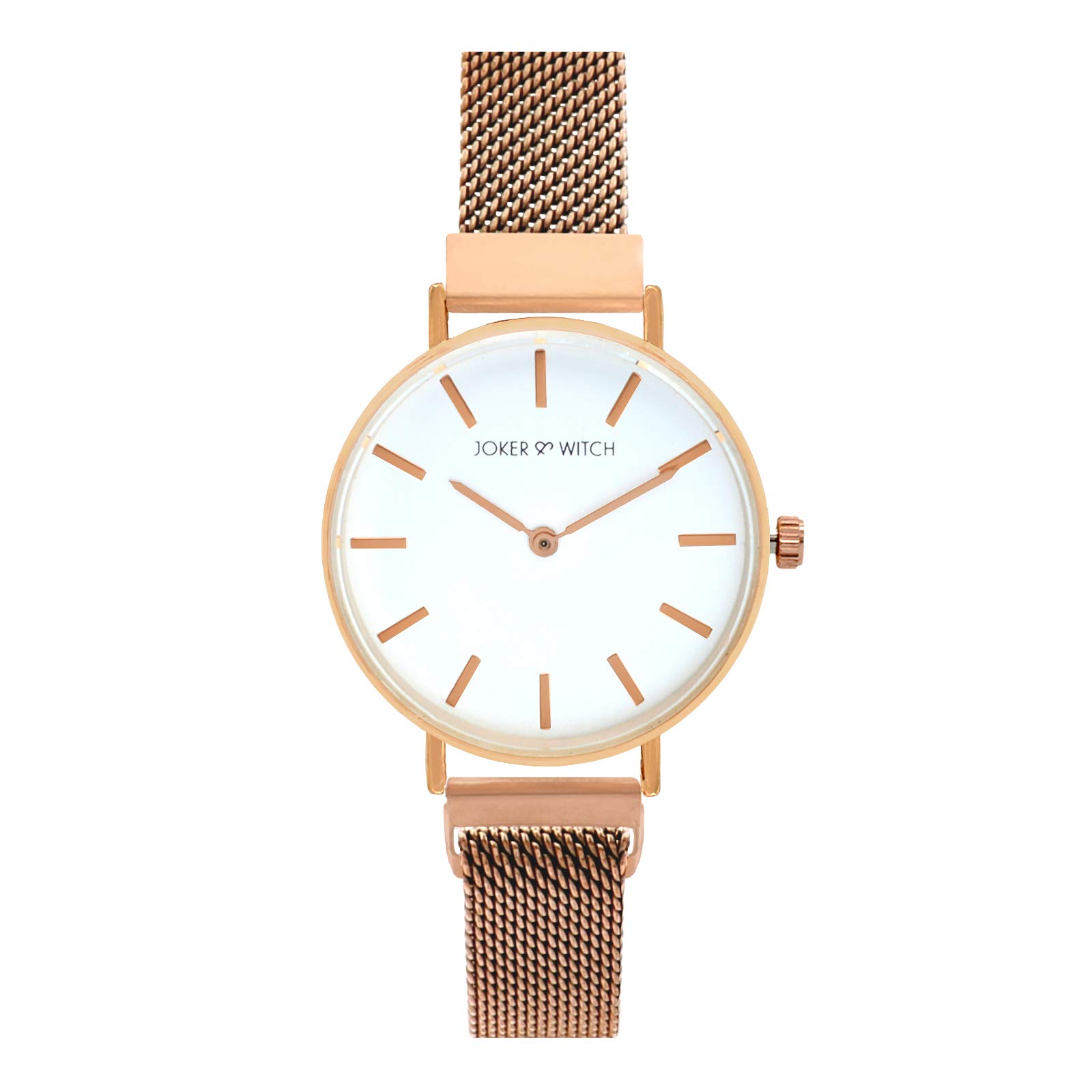 Joker & Witch Natalie White Dial Stainless Steel Analogue Watch for Women (B0BD91N1NC) Amazon Price History, Amazon Price Tracker