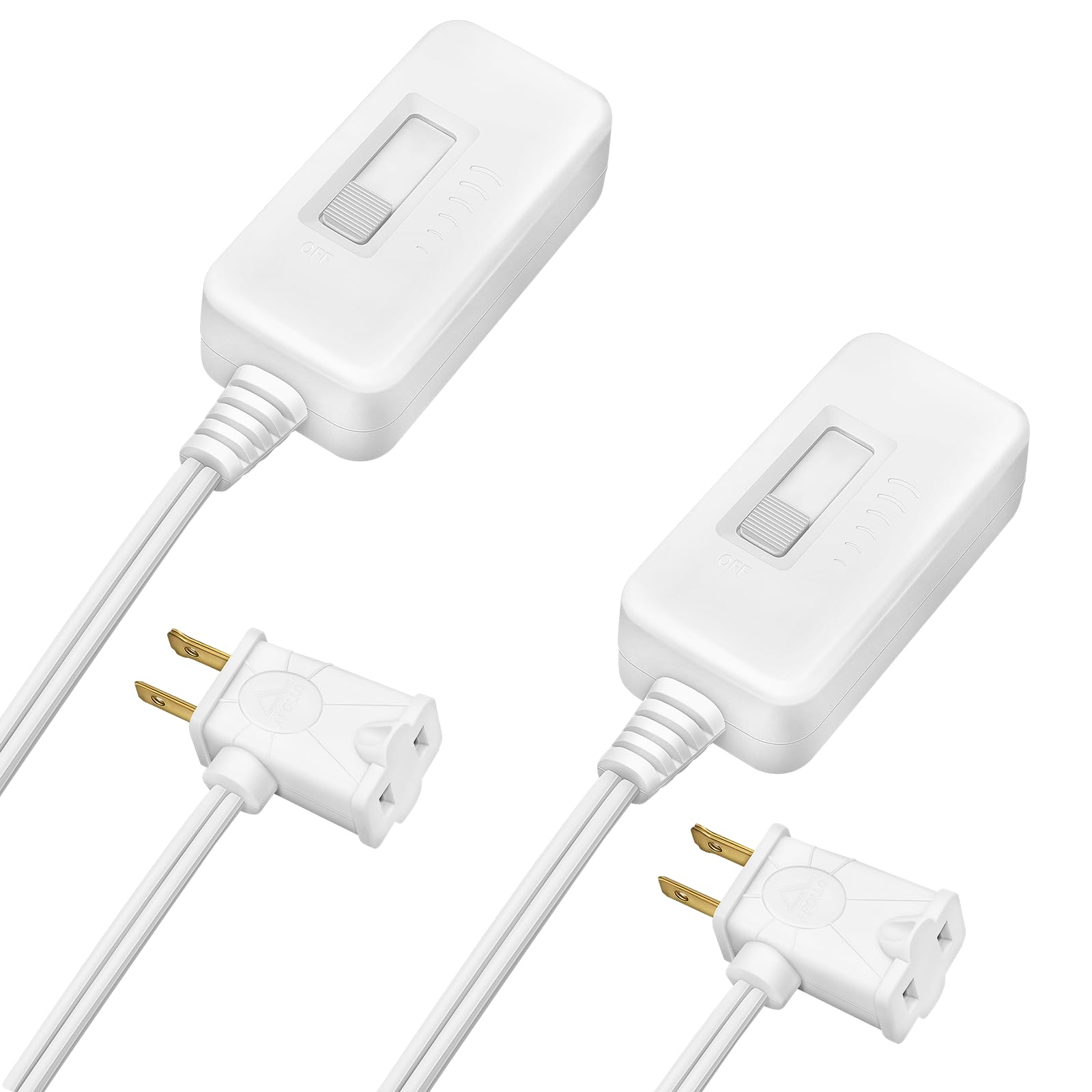 DiCUNO Table-Top Plug in Lamp Dimmer Switch for Table/Floor Lamps, UL Listed, Slide Control, Works with 100 Watt Dimmable LED/CFL and 300 Watt