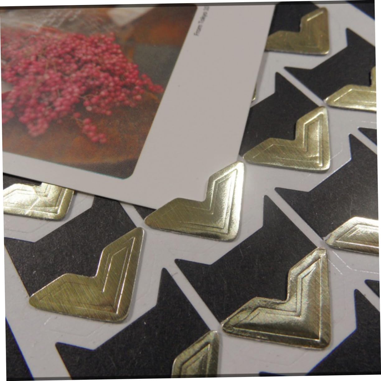 BELLIFFY Scrapbook Embellishments 15 Sheets of Corner Stickers Self-Adhesive Photo Album Stickers DIY Photo Album Decorations