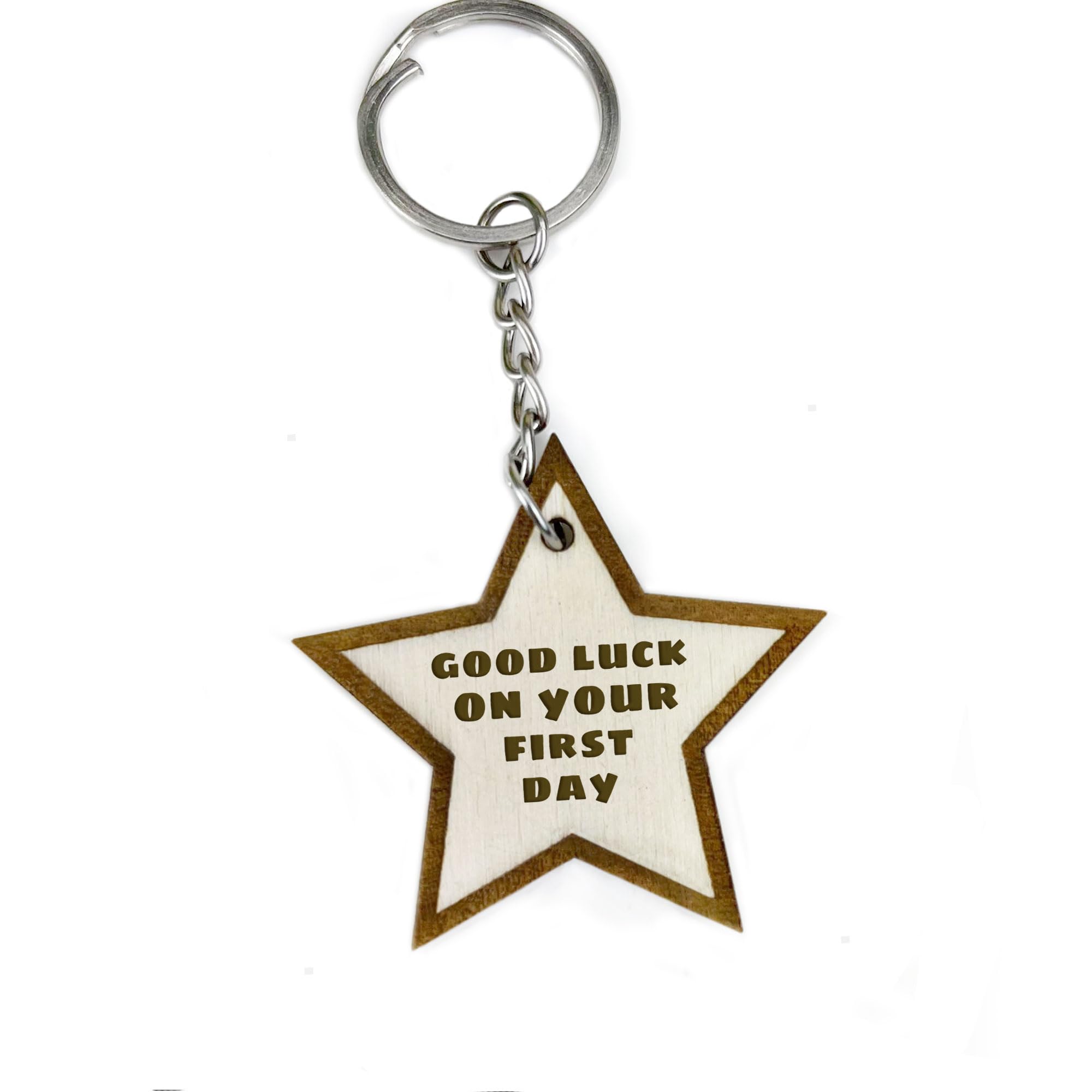 RED OCEAN Good Luck For First Day At Nursery School Pre School Engraved Keyring Daughter Son Gift Granddaughter Grandson Gift Back To School Gift
