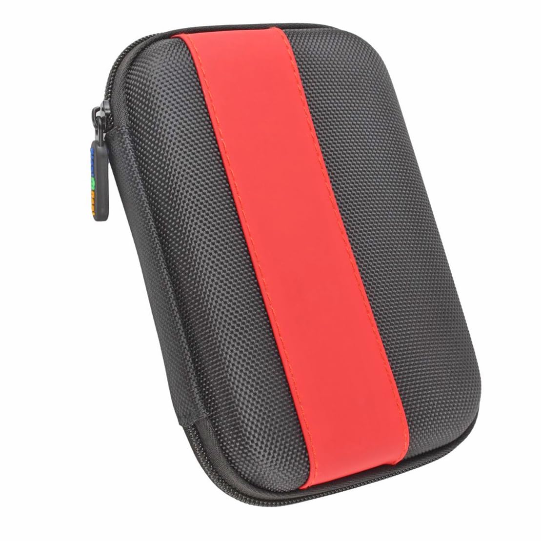 Portable Multipurpose Premium Shockproof Case for All 2.5" Hard Disks Drive Case/Travel Friendly (Red Strip) (B0D924ZB7F) Amazon Price History, Amazon Price Tracker