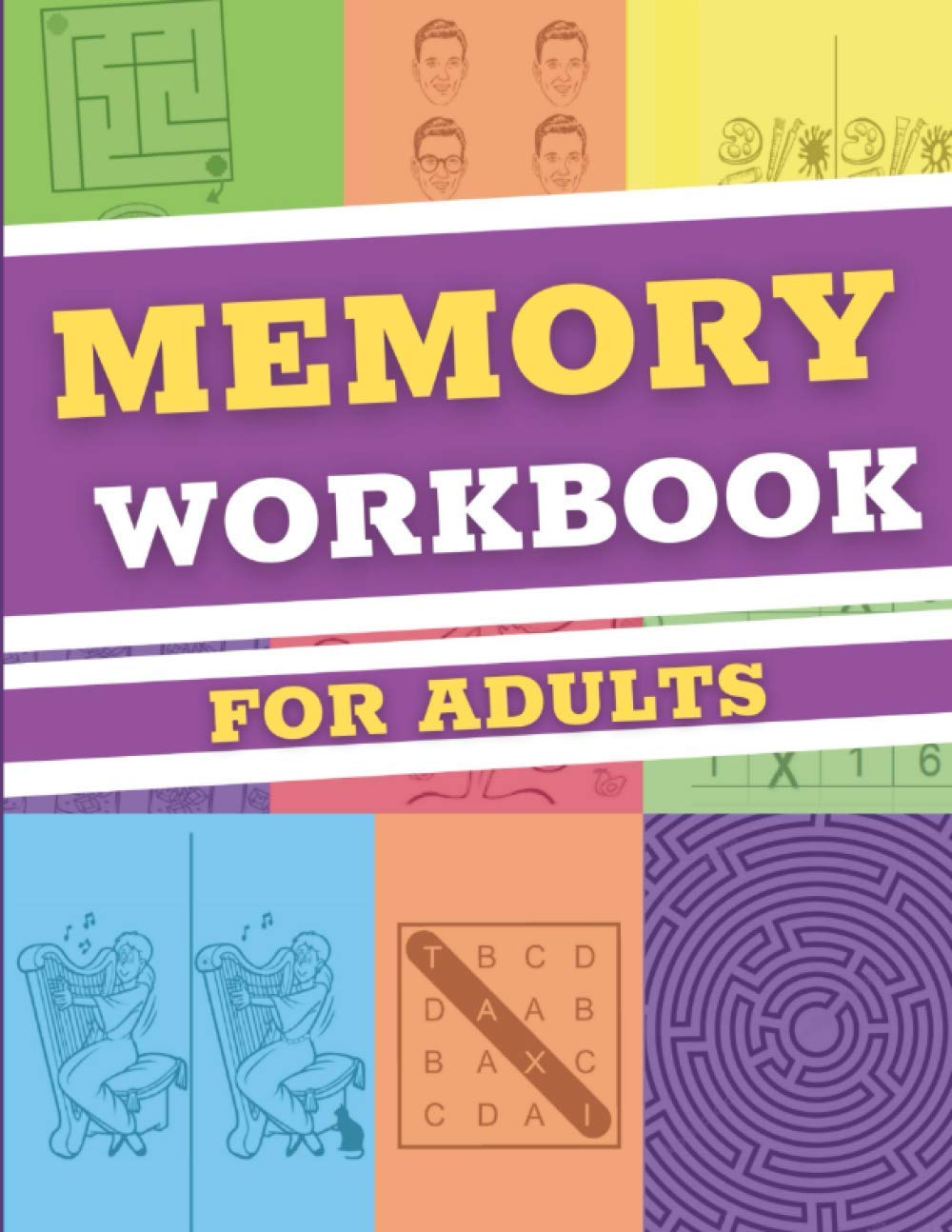 Memory Workbook For Adults: Cognitive Games & Alzheimers Activities for Seniors