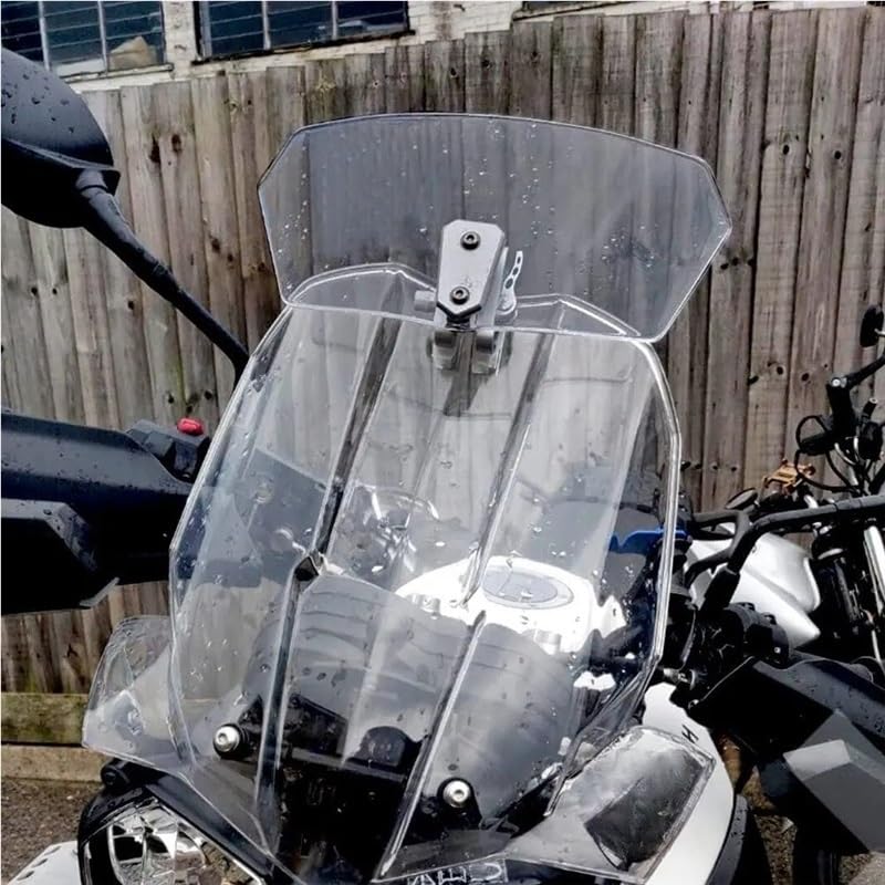 Support déflecteur réglable pour extension pare-brise moto robuste