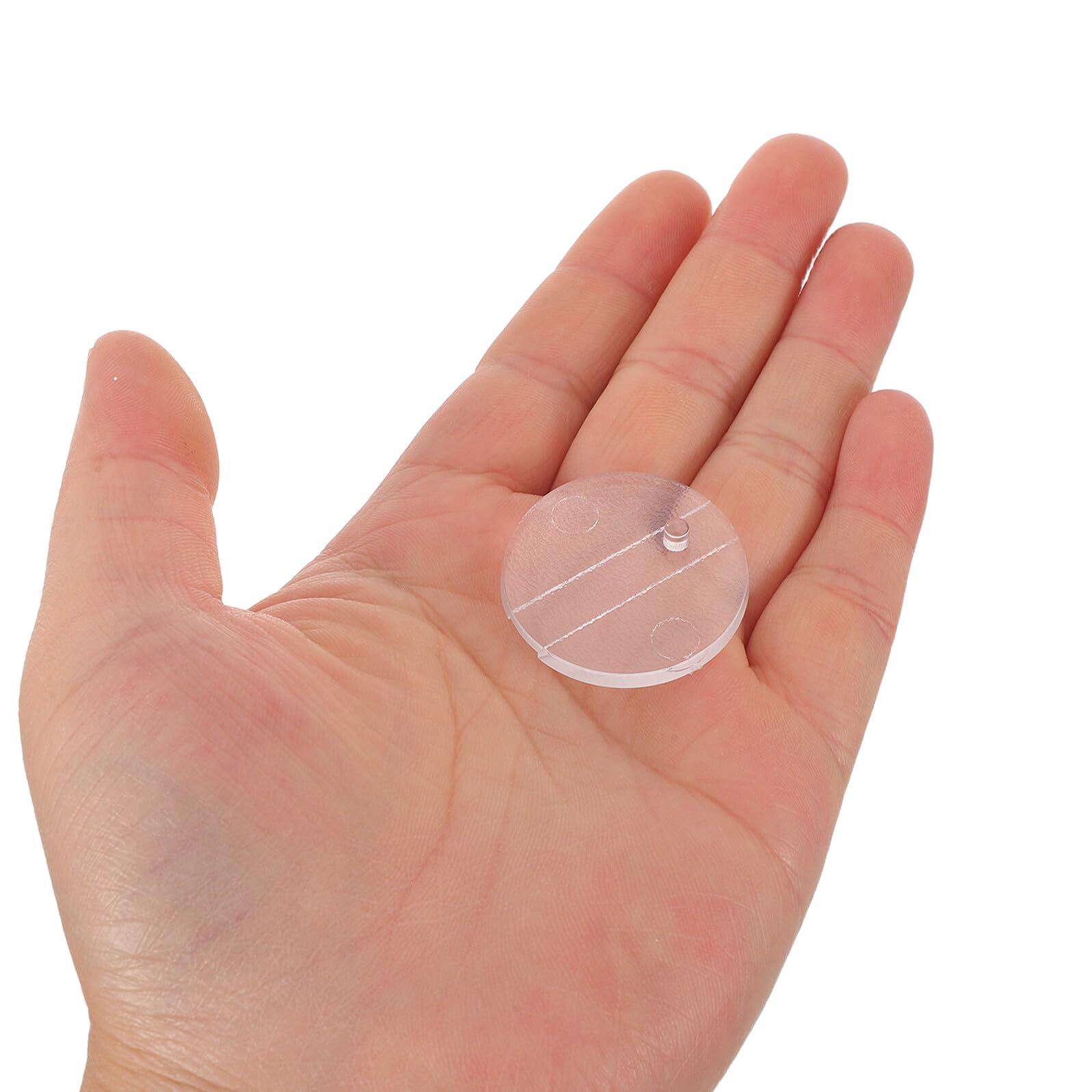 Mipcase 30 Bases Transparentes Para Figuras De Acción 1.18In Redondas De Plástico - Soporte Elevador Para Exhibición Estable De Miniaturas Y Coleccionables