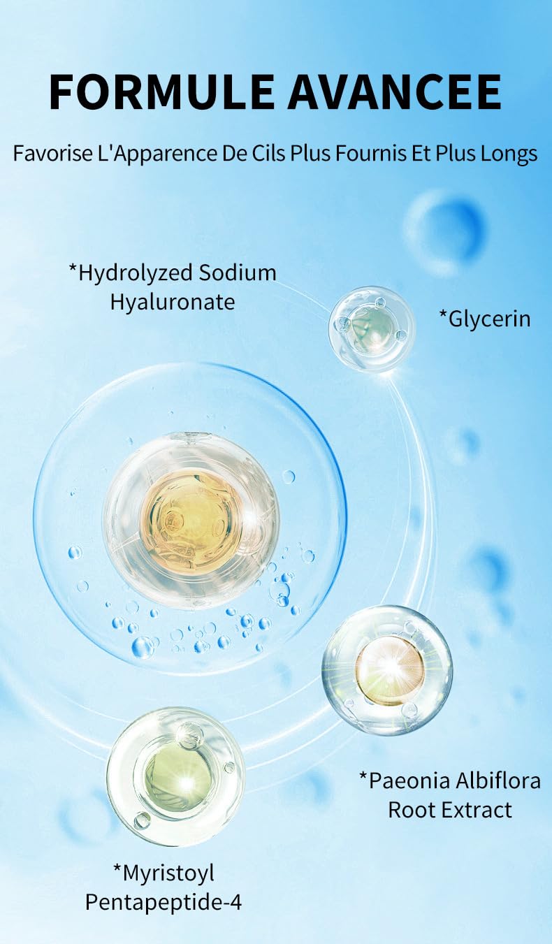 Advanced Eyelash Serum for Thicker, Longer & Longer Looking Eyelashes and Eyebrows, Vegan & Cruelty-Free, Thicker Lash Enhancing Serum. (4mL) - Image 5