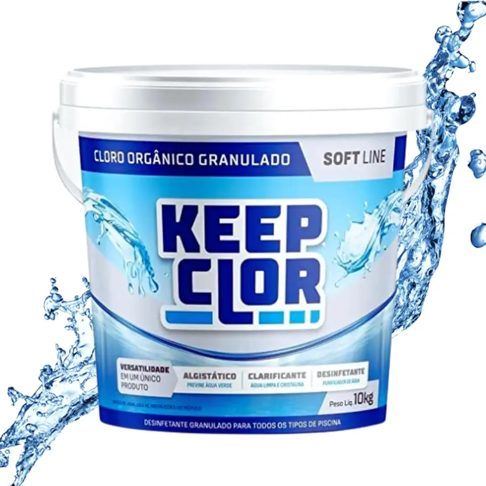 Cloro Para Piscina Balde 10 Kg Keep Clor